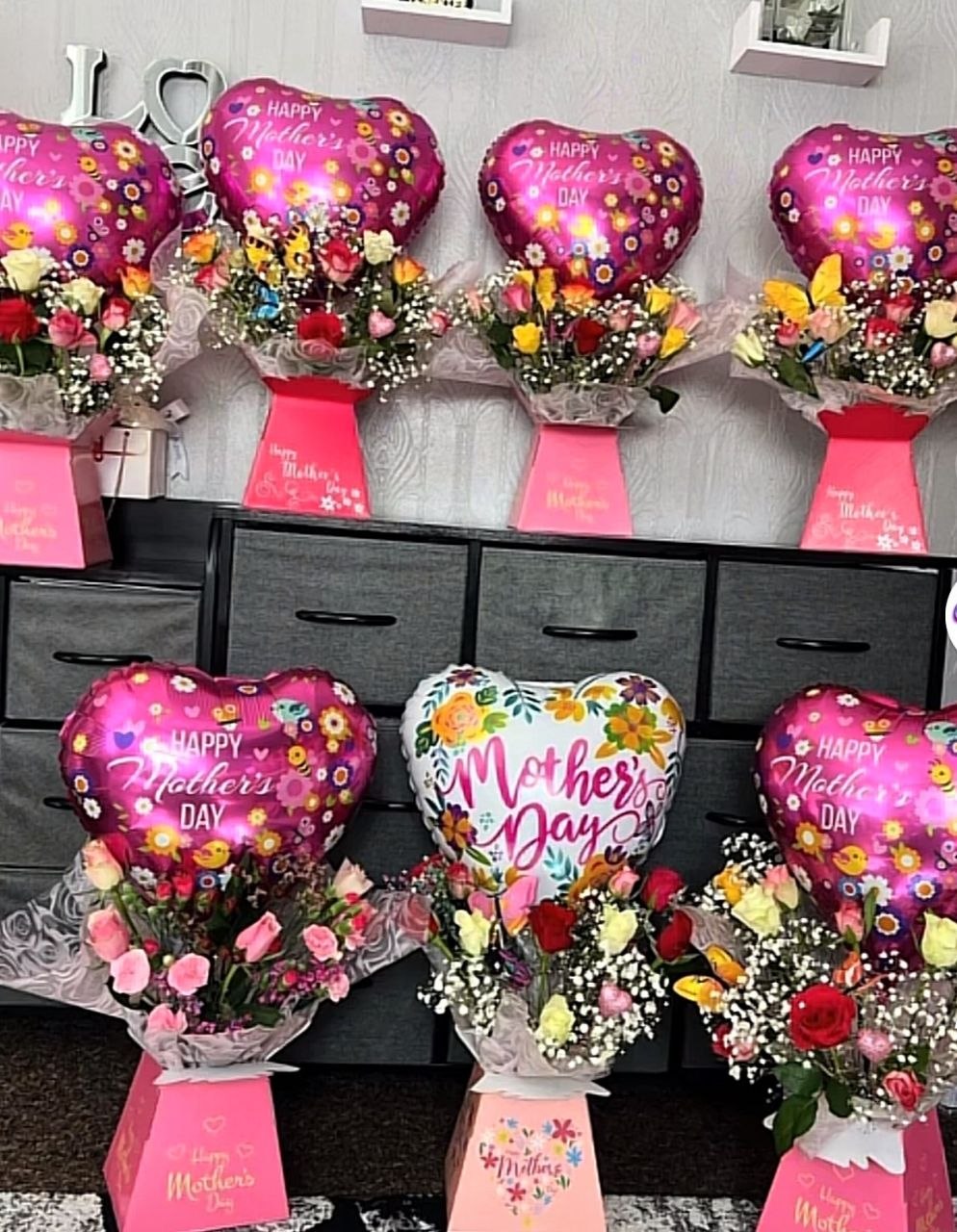 Real Flower Balloon Box