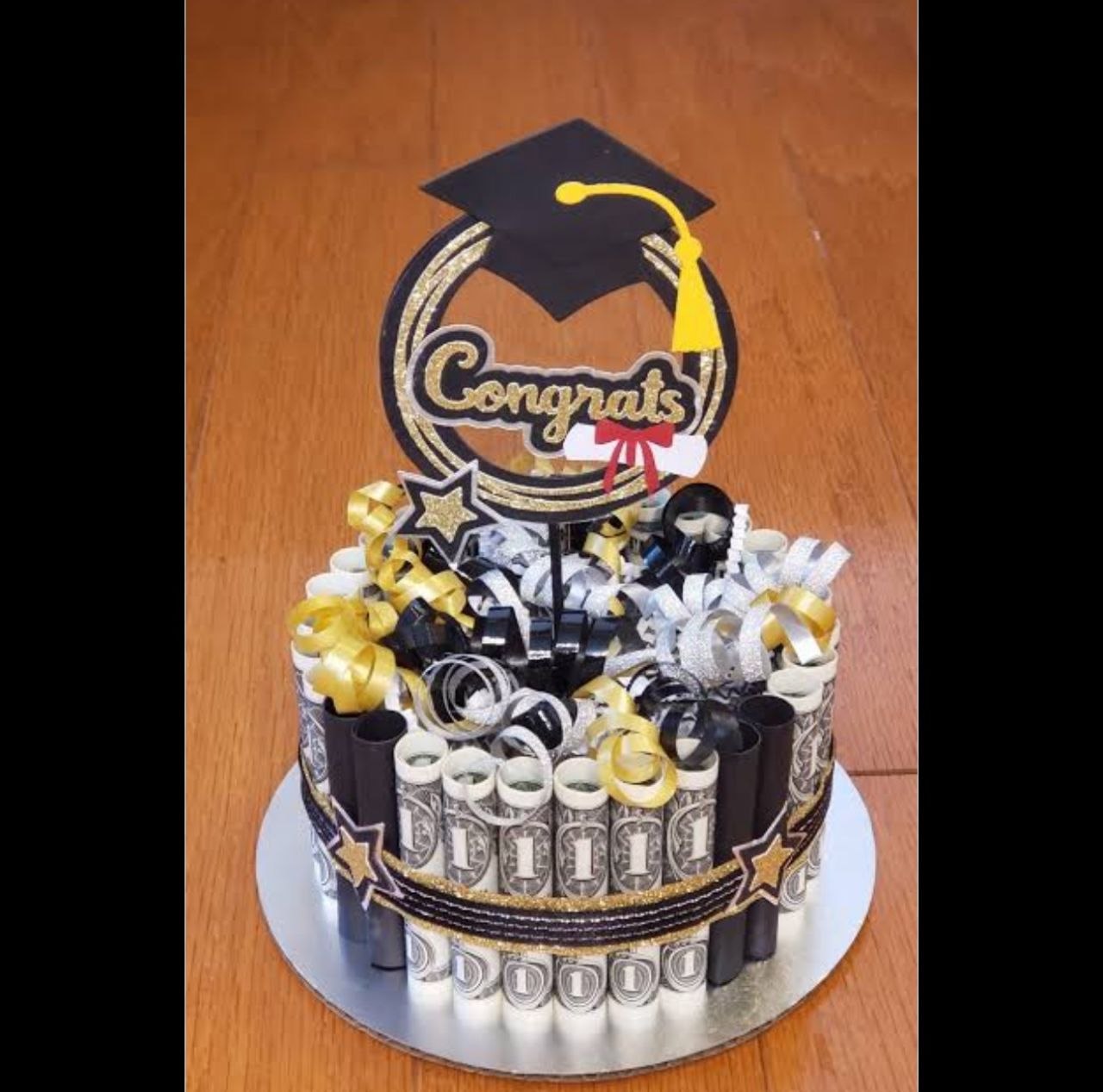 Money Grad Cake