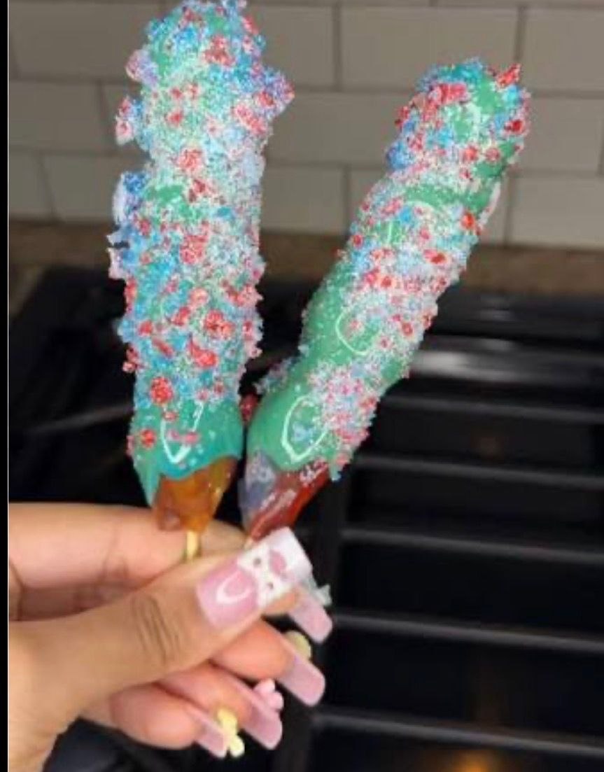 Grape Candy Kabobs